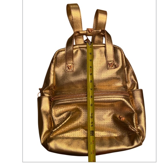 Disney Parks Mickey Mouse Icon Gold Flair Backpack - Picture 6 of 6